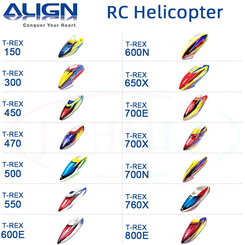 ALIGN T-REX 150 300X 450L 470L 500X/L 550X/L 600 650X..